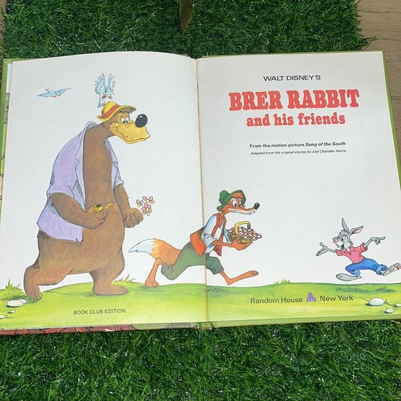 Brer Rabbit and His Friends Book Vintage Hardcover Walt Disney 1973 Childrens - Picture 3 of 12